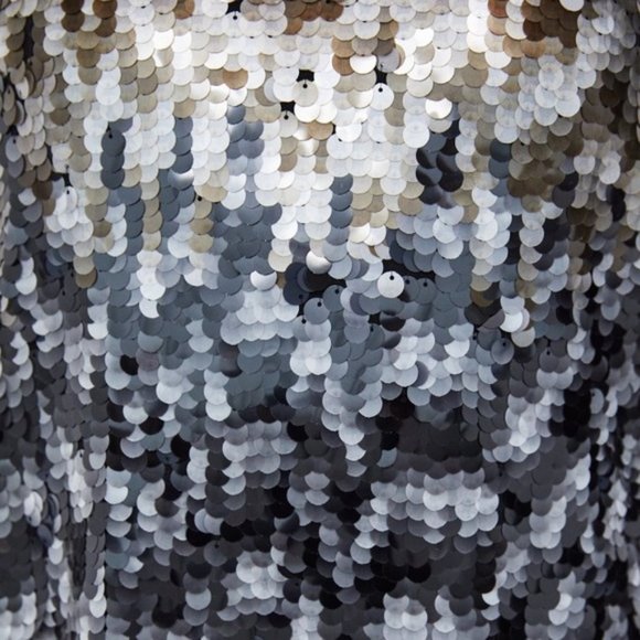 NWT Zara Knit Ombre Sequin Halter Dress size M - Picture 11 of 14